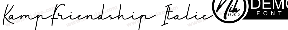 KampFriendship Italic字体转换